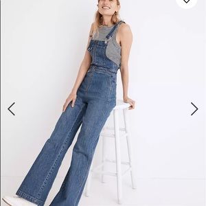 Madewell Jean Overalls Loose Flare NWOT Sz Small